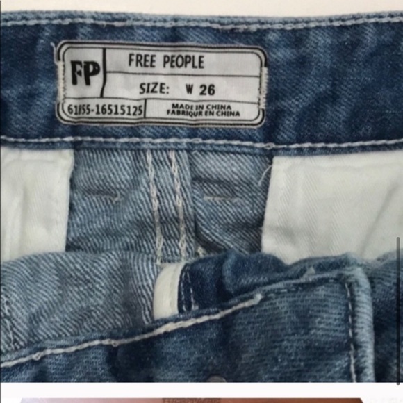 Free People Sweet Surrender Jean Shorts 26 - Picture 2 of 4